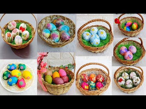 9 Creative Easter egg decoration/Coloring idea with simple materials | DIY Easter craft idea 