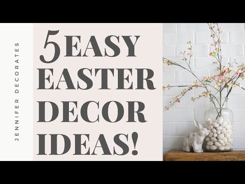 5 Easy Easter Decor Ideas! | Spring Decor